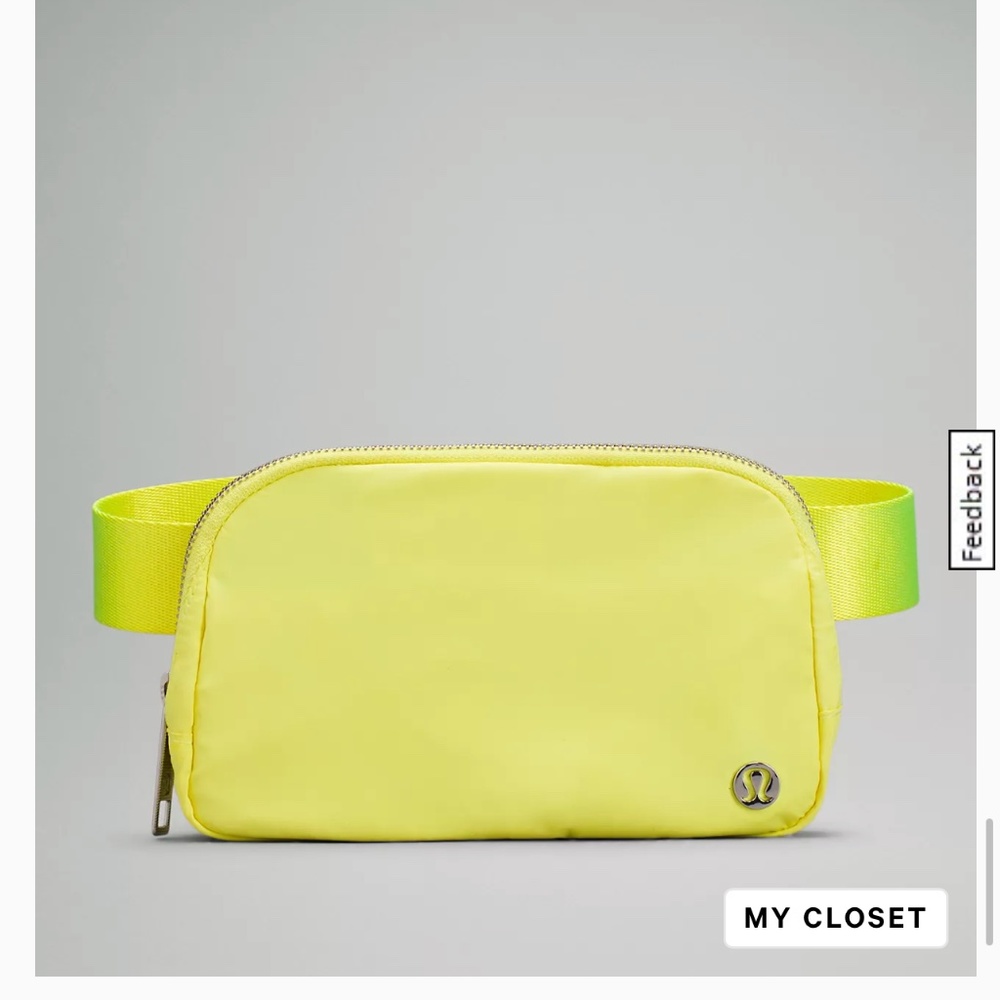 Lululemon Everywhere Belt Bag Electric Lemon